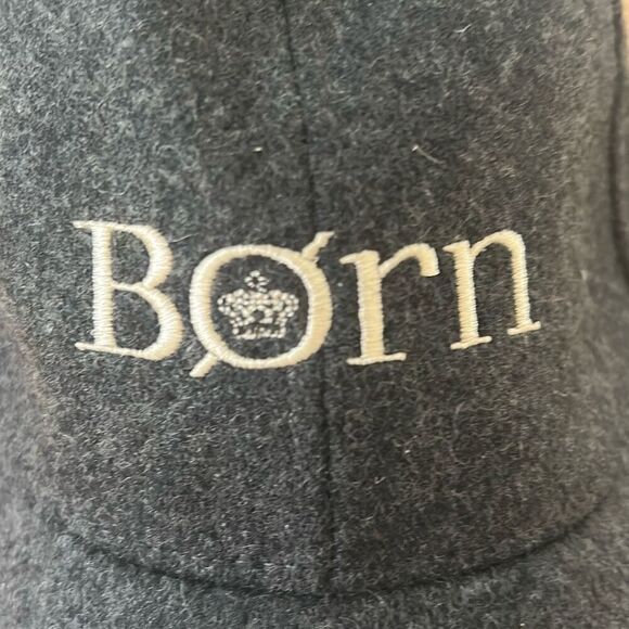Born dark gray wool baseball cap - Picture 2 of 6